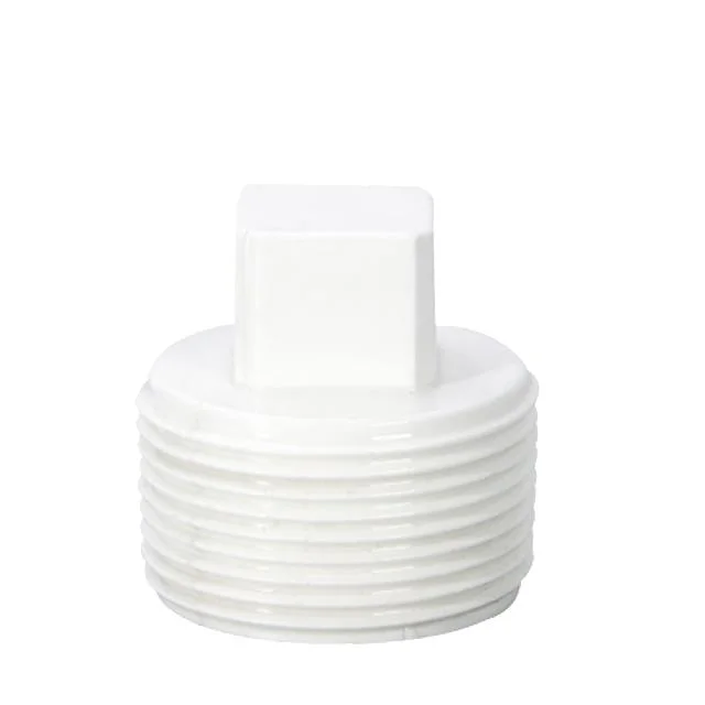 Weiße Farbe rund Alle Arten von Rohren und Fittings Ende PVC PVC-Rohr Fitting End Plug kann angepasst werden Anforderungen