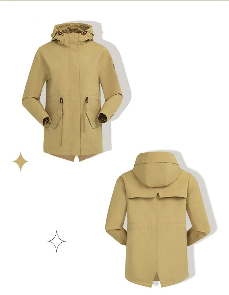 Moda impermeable ropa impermeable Chaqueta de invierno para Mujeres