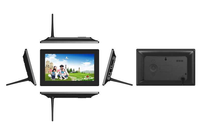 OEM USB SD Card LCD Video Advertising Player 16: 9 Large Size 10 Inch WiFi Digital Photo Picture Frame