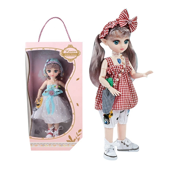 High quality/High cost performance  31cm Movable Jointed Fashion Doll Modeling Dress Set Toys