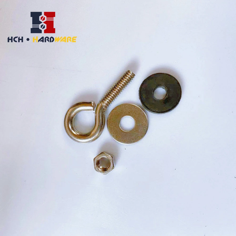 Stainless Steel Eye Bolts J Bolt and Nut Machine Hardware