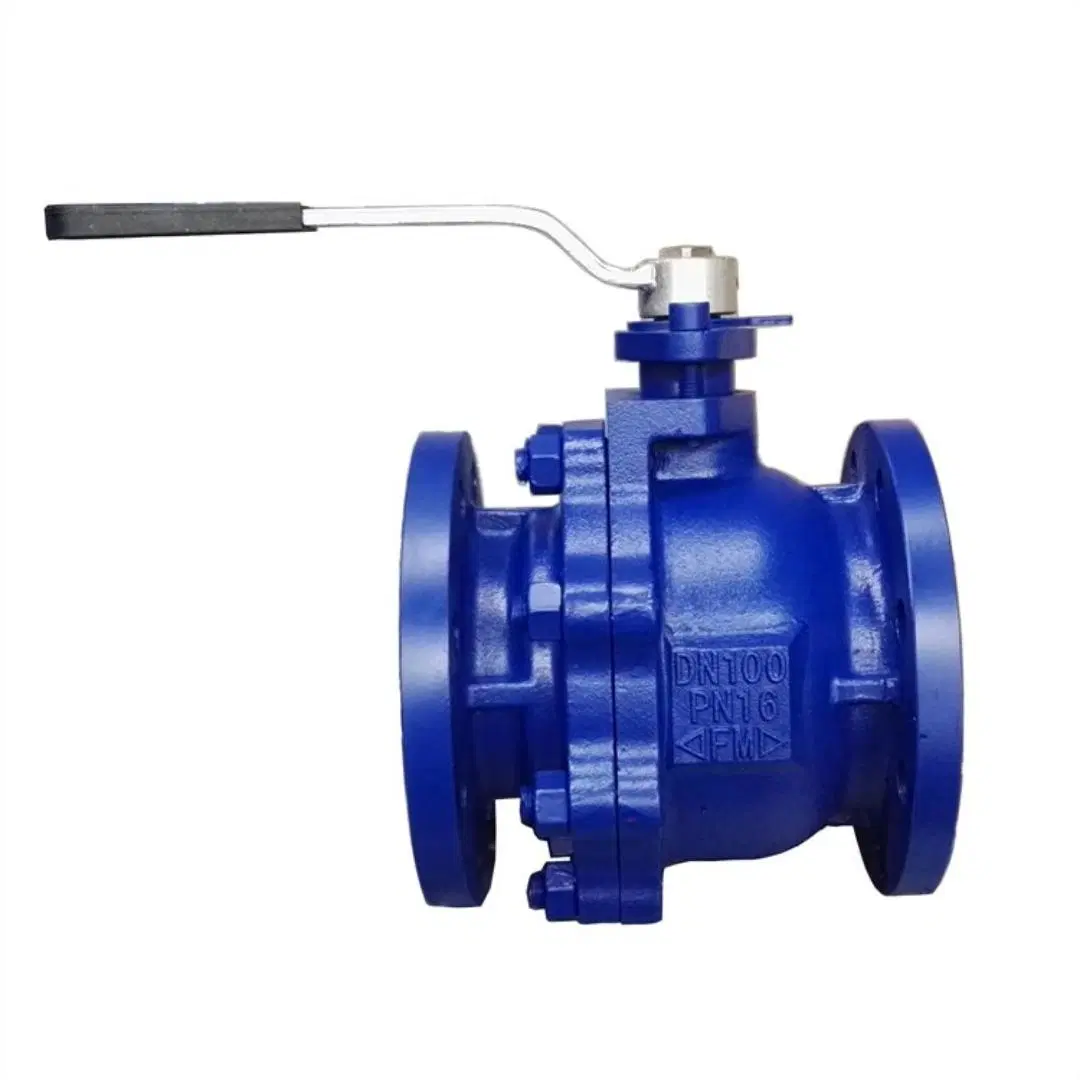 En/ DIN Cast Iron/Douctile Iron Split Flange Ball Valve