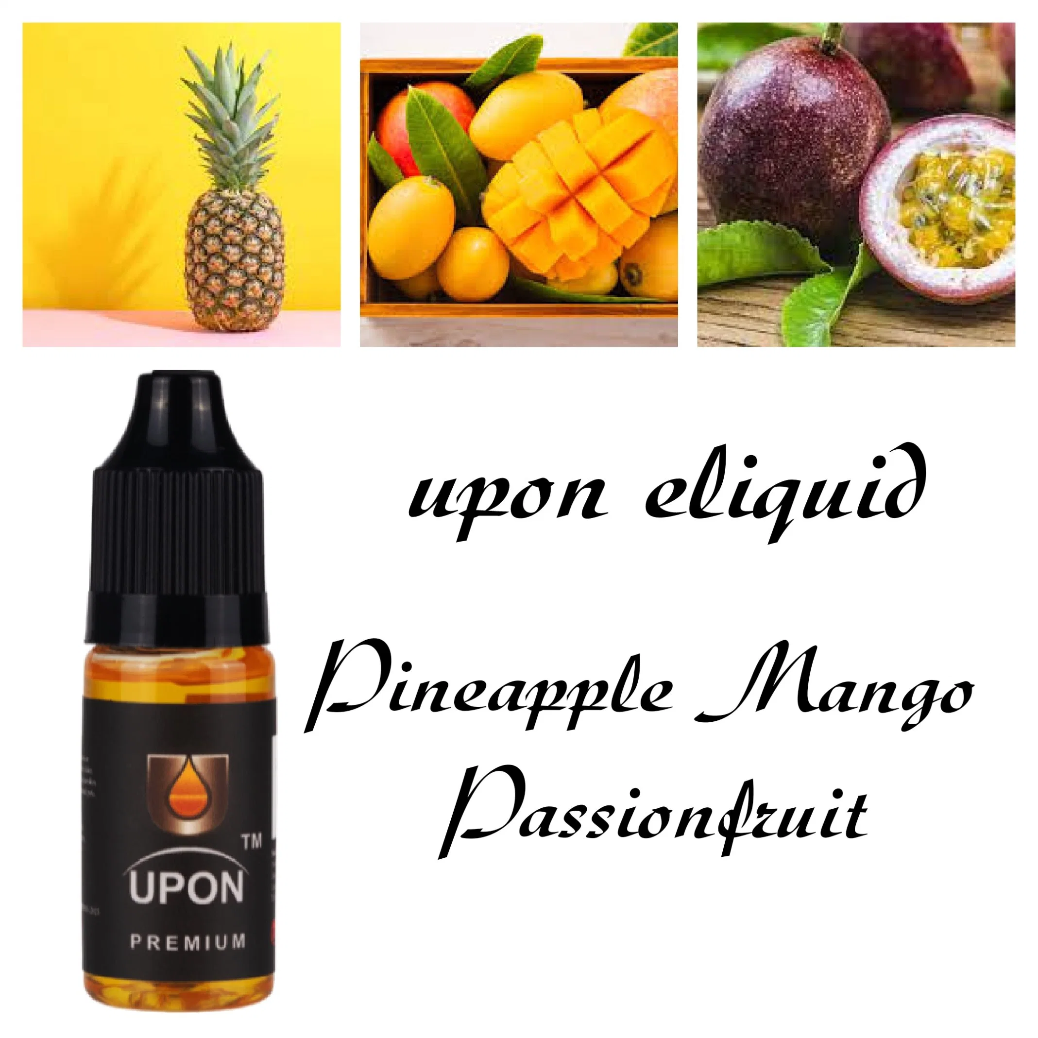 Mango tropical de piña, naranja de zumo de Vape nicotina sintético