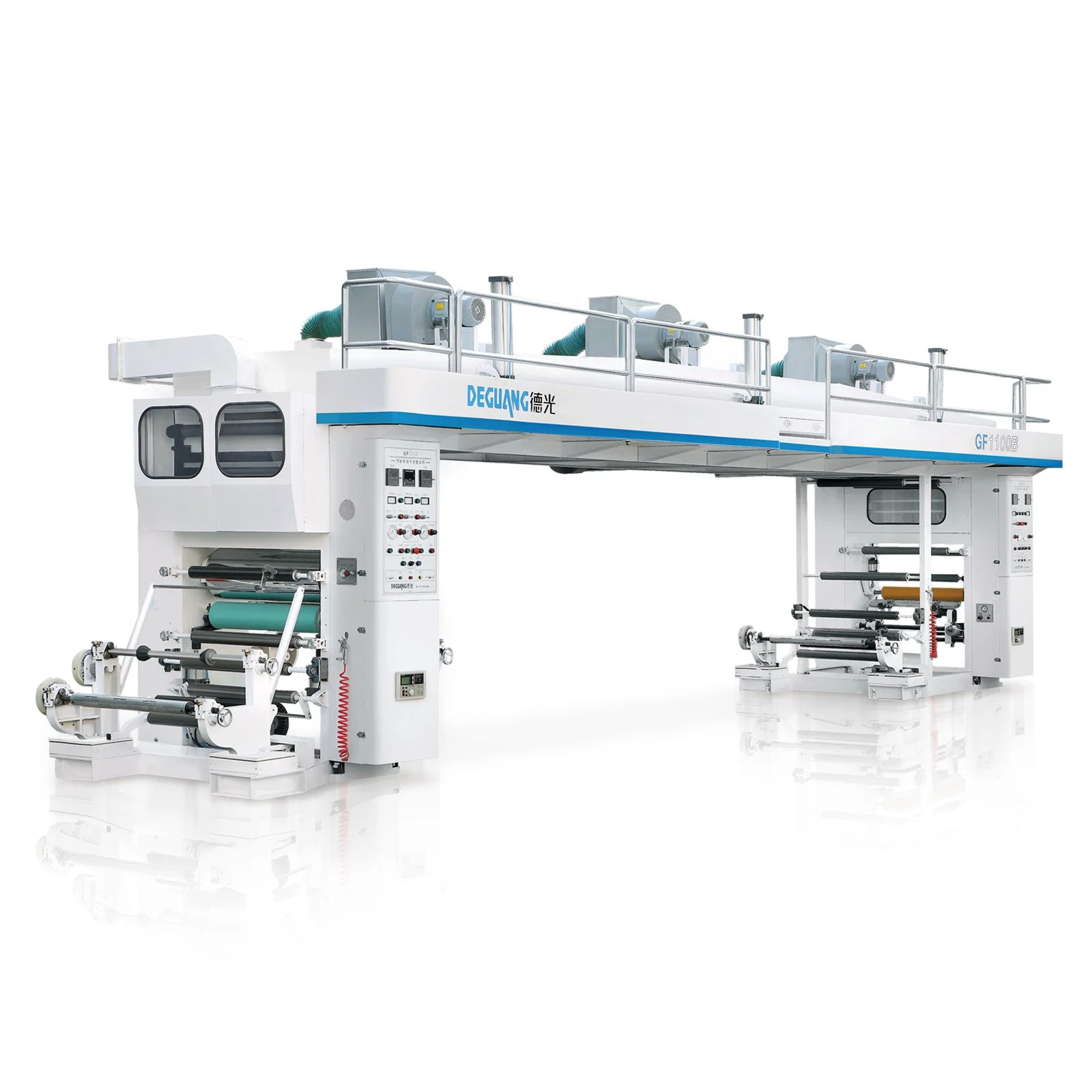 Roll Dry Laminator Coating Machine for Plastic Film, Window Paper with 120mpm Deaguang