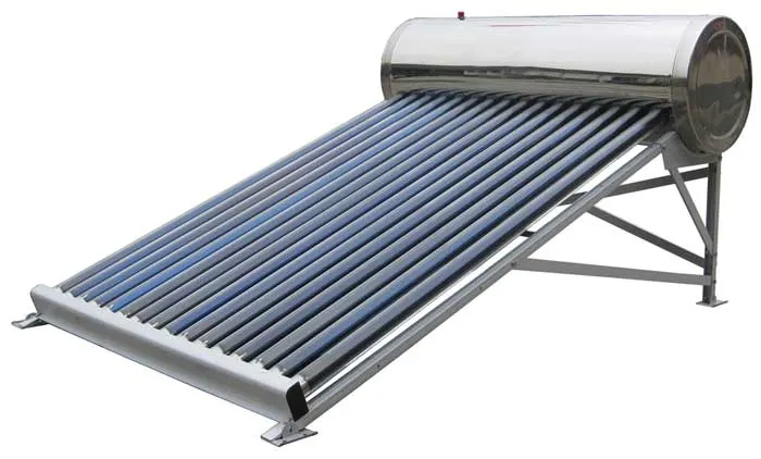 El tubo de vacío calentador de agua solar