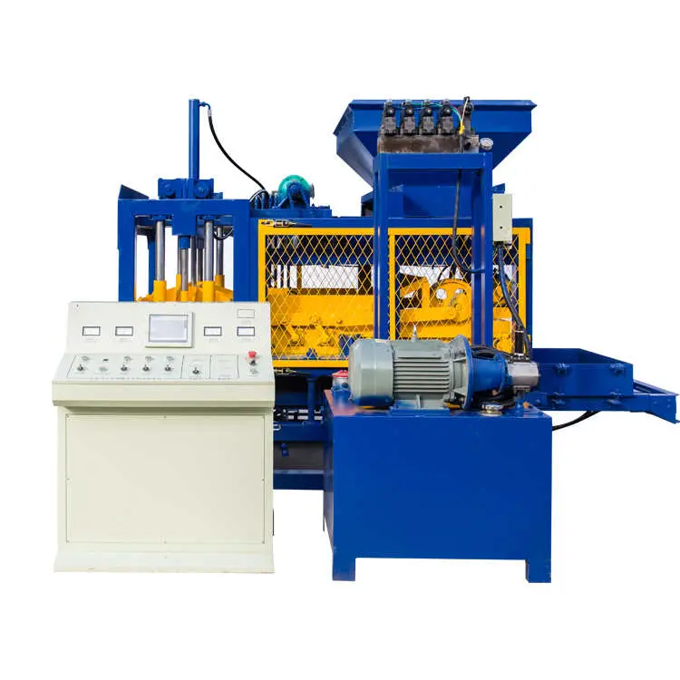 Automatic Qt4-16 Production Line of Brick Making Machine Brick Press Concrete Interlock