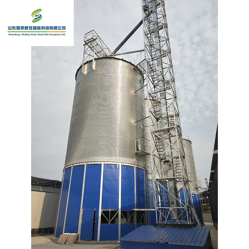 Milho Milho Trigo Grãos galvanizado silos de armazenagem de papelão ondulado silos de grãos de aço da China de fábrica