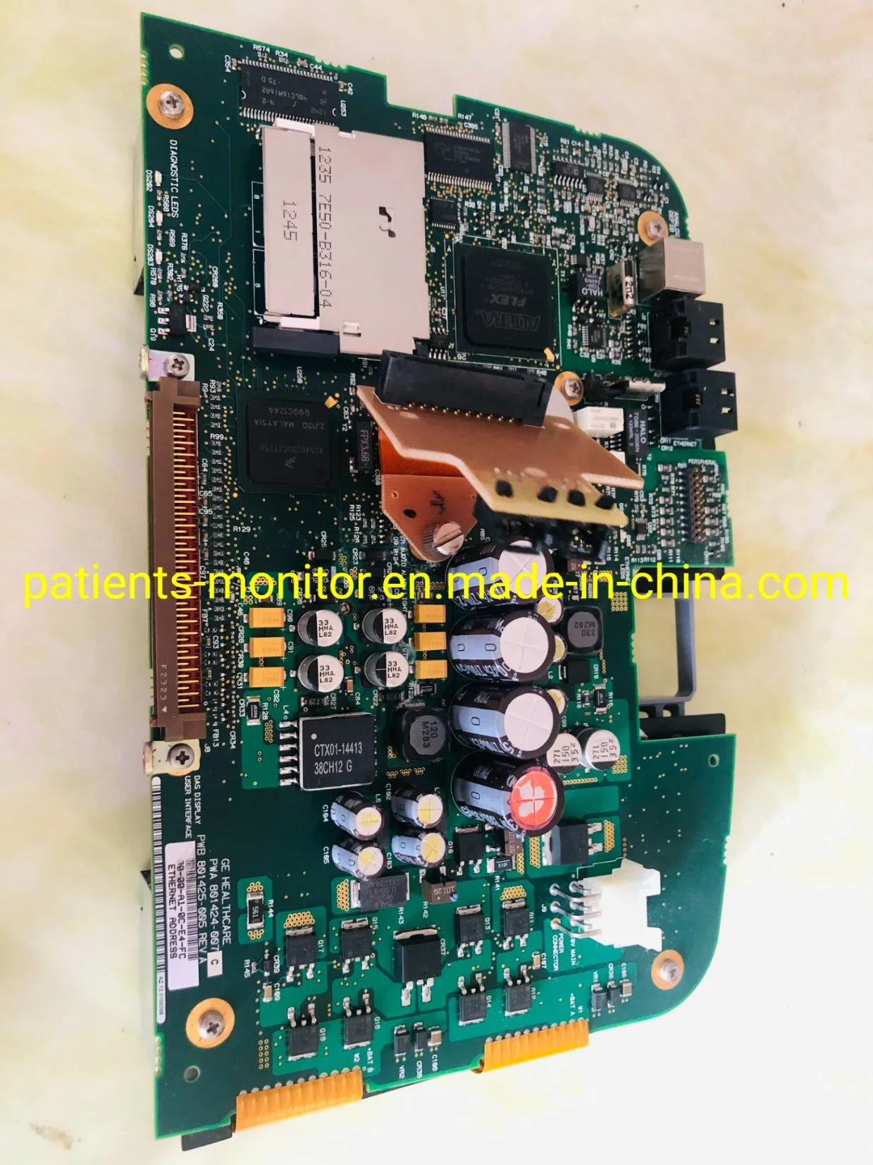 Ge3000 Dash Dash Dash40005000 Placa base del monitor de paciente Pwa 801424-001 PWB 801425-005 Rev 004