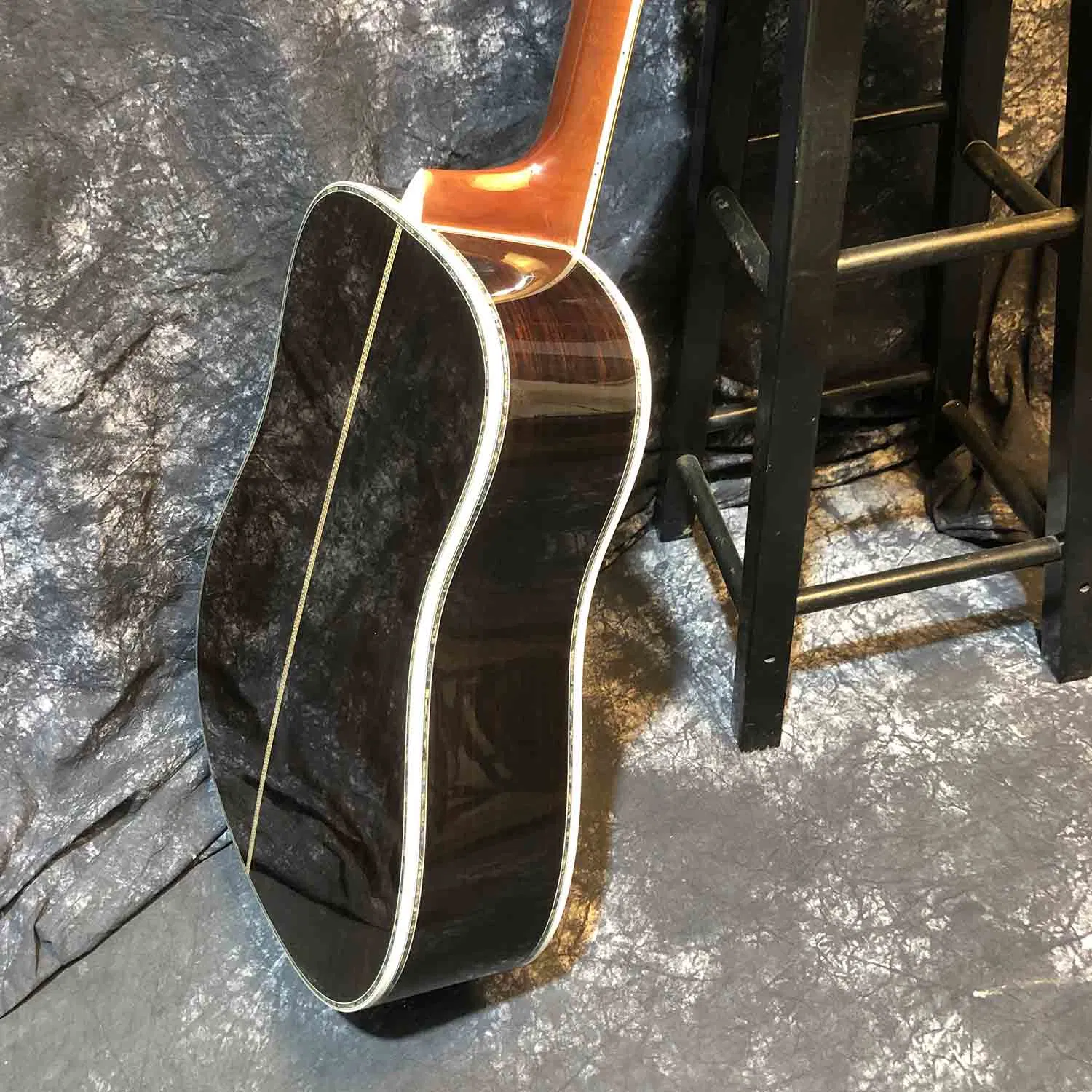 Custom Solid Palisander Rückseite 41 Zoll D Dreadnought Typ Akustische Gitarre