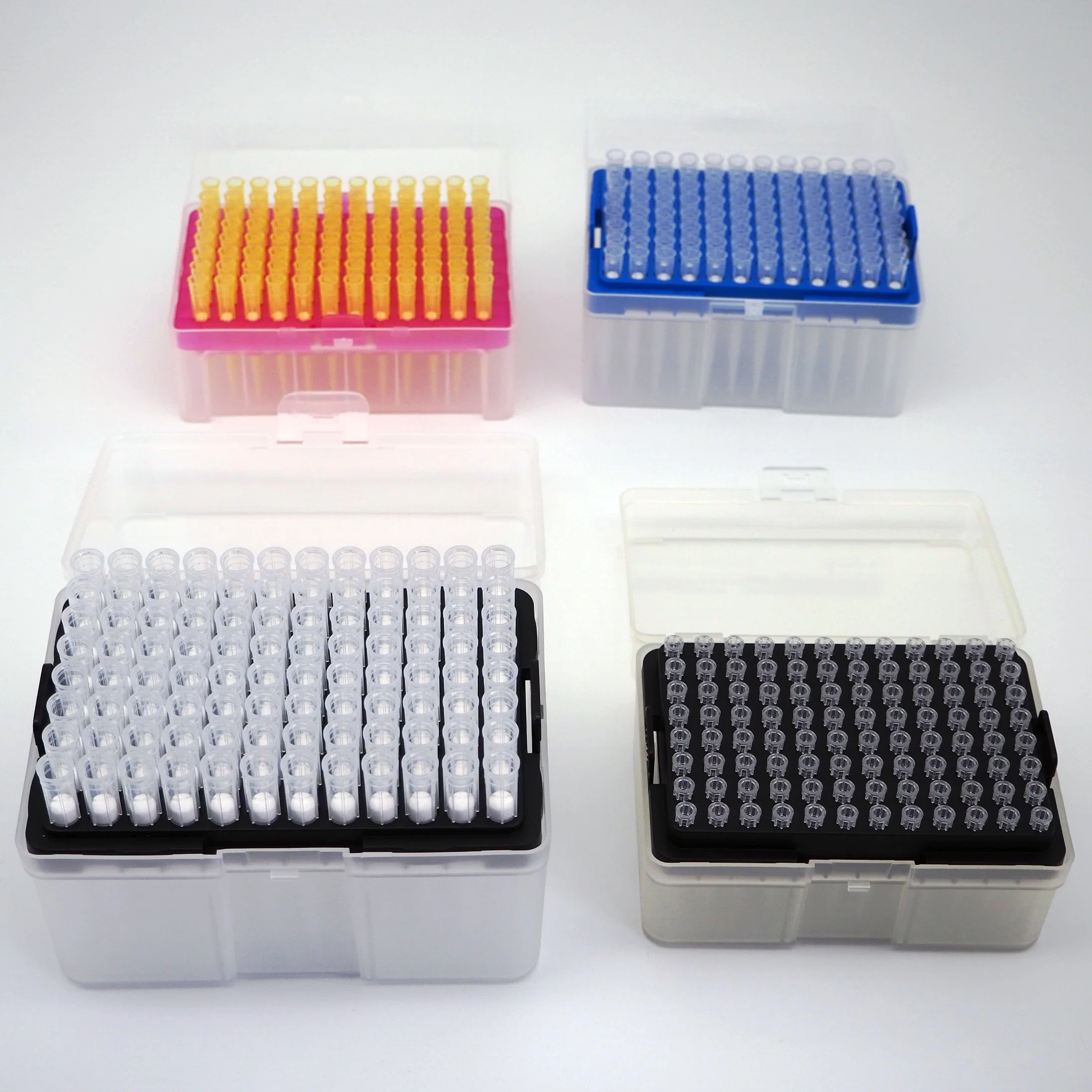 Single-Use Disposable Consumable Medical Micro 10 100 200 1000UL Pipette Tips Sterile Filter Tips