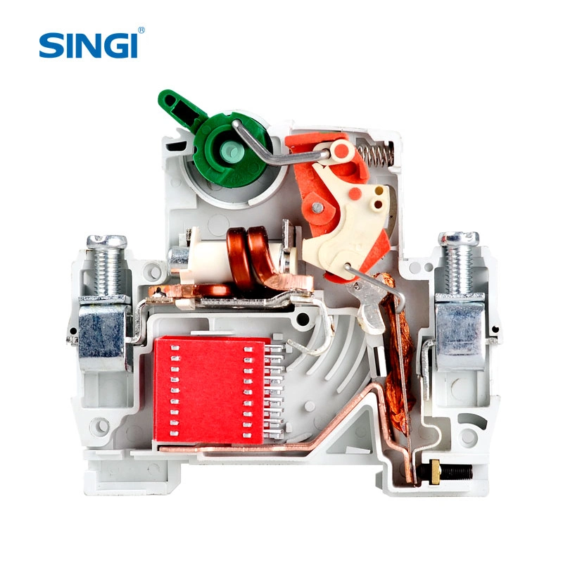 Circuito elétrico MCB Miniature Singi ou OEM 6ka aprovado pela CE Martelo demolidor