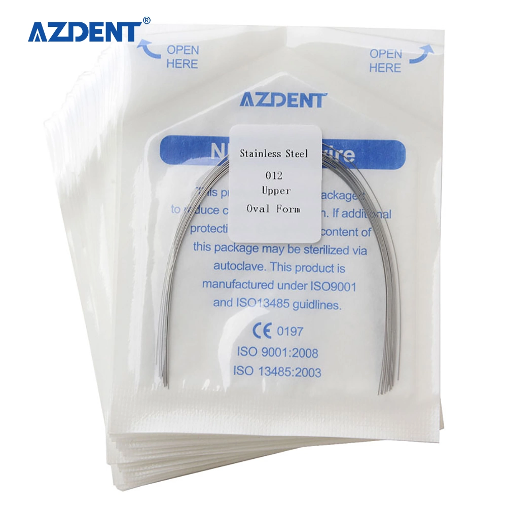 Dental Clinic Use Arch Wire Orthodontic to Adjust Teeth 012 Uper
