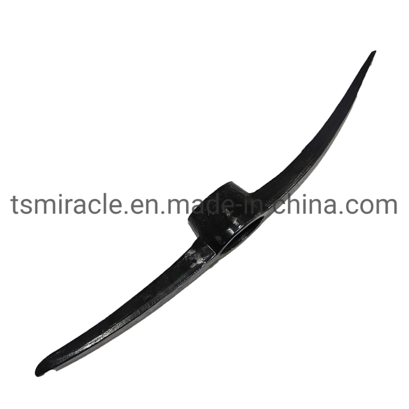 Factory Direct Sale Agricultural Tools Flat Pointed Dual Purpose Steel Pickaxe Head