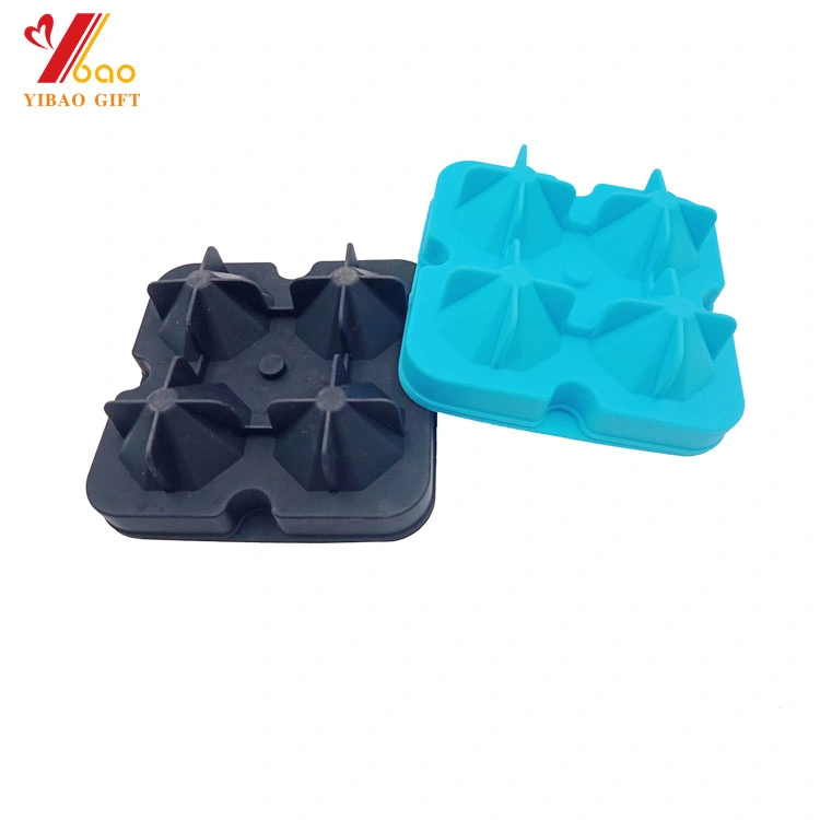 Customized Ball/Square/Animal/Star/Cube Shape Reusable Food Grade Silicone Ice Tray