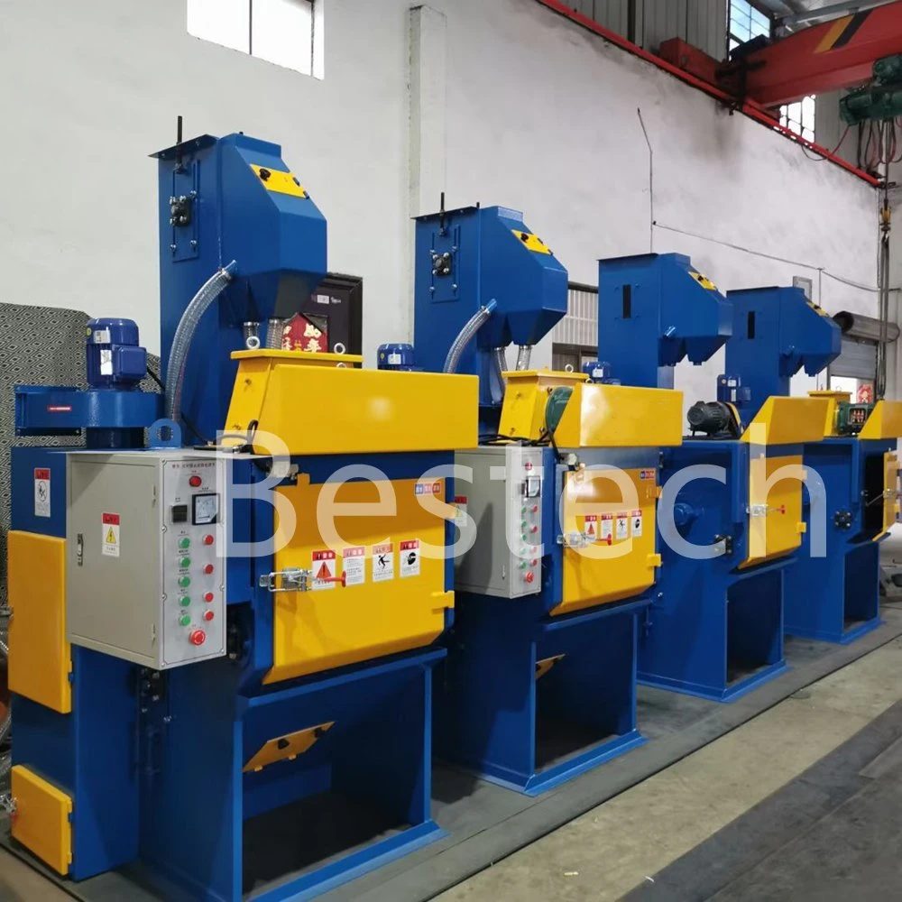 Q324 Type Small Tumble Belt Shot Blasting Machine Crawler Blast Abrator Price