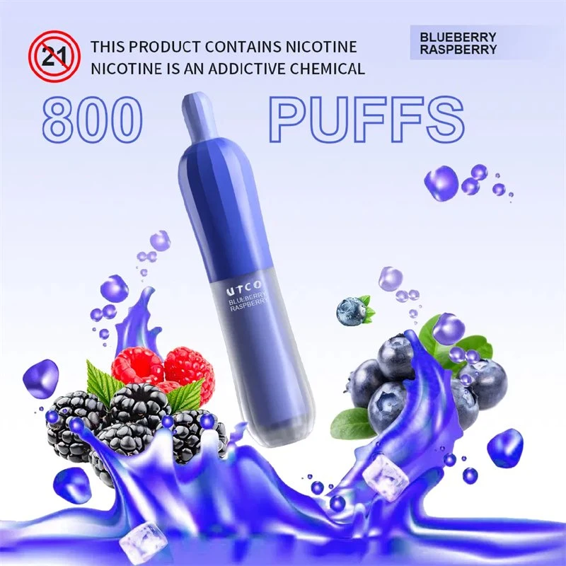 Arco Iris de Utco 800 inhalaciones Crystal 4000 Galones Gear Funda desechable Ecigarette Pará Vape