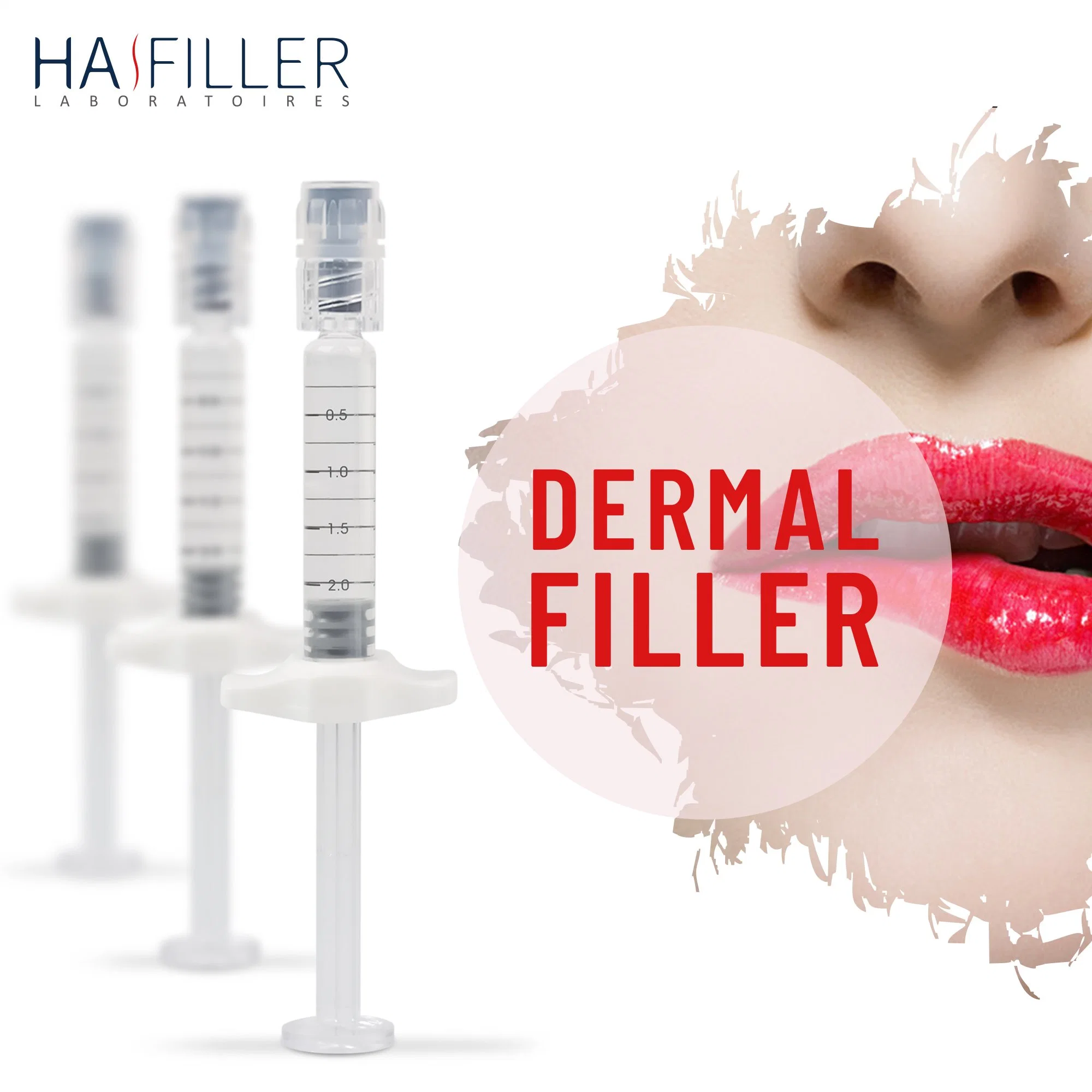 Medical Product Hyaluronic Acid 2ml Dermal Filler Facial Anti-Aging Lip Augmentation Filler Injection