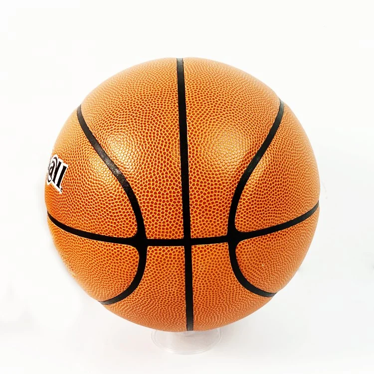 Натуральный полиуретановый каучук Баскетбол коричневый / оранжевый / красный Custom Баскетбол с мячом и спортивным аттракционов