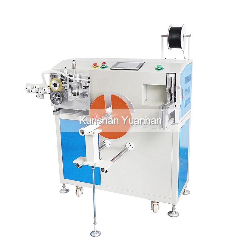 Automatic Cable Wire Measuring Cutting Binding Tying Spool Coil Winding Machine