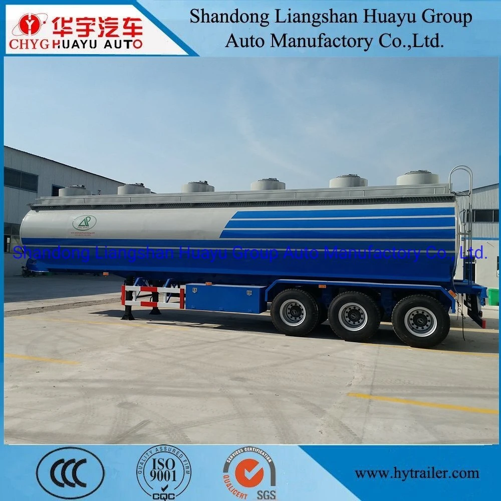 3 Axle 50/60/70 Cbm Carbon Steel/Stainless Steel/Aluminum Alloy Tank/Tanker Truck Semi Trailer for Oil/Fuel/Diesel/Gasoline/Crude/Water/Milk Transport