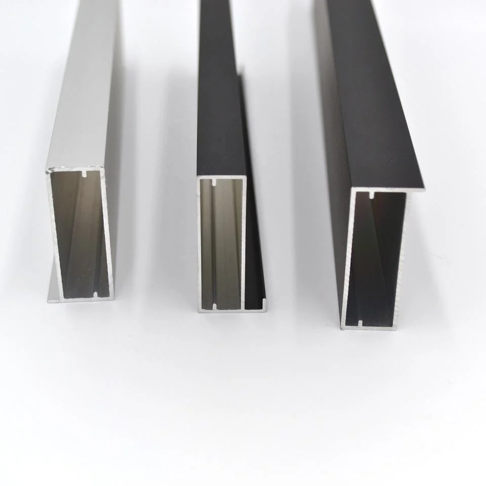 Aluminum Extrusion Profiles Cabinet Cupboard Mirror Frame Aluminum Tube