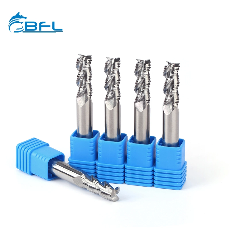 Bfl Solid Carbide Aluminium Roughing End Mills Uncoated Polished CNC Lathe Milling Turning Tools