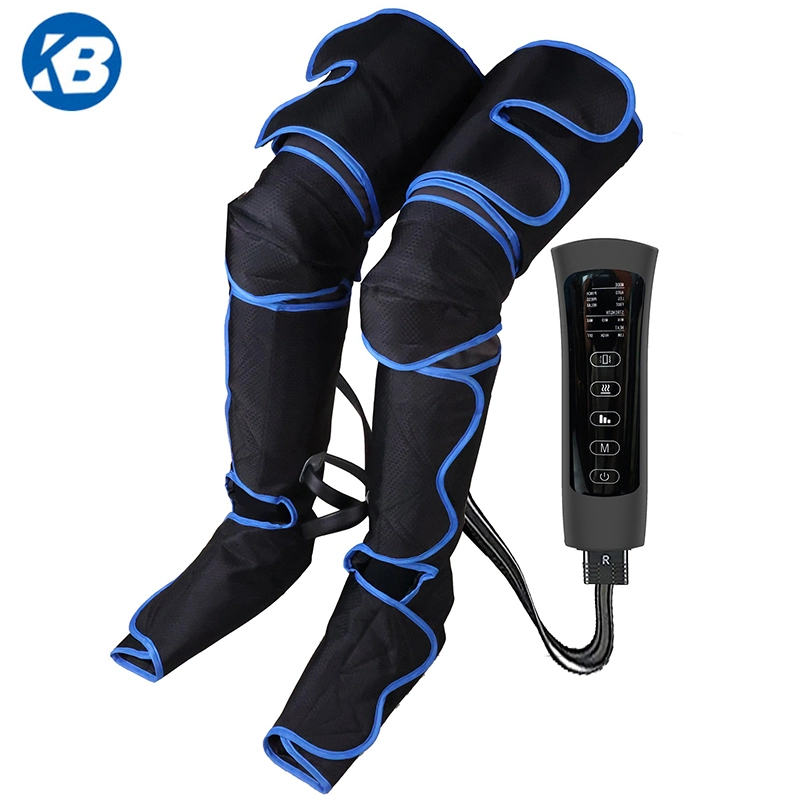 360 Full Wrap with Controller Easy Work Power Air Circulation Pulse Wraps Compression Foot Reshaping Pain Relief Air Compression Leg Massager