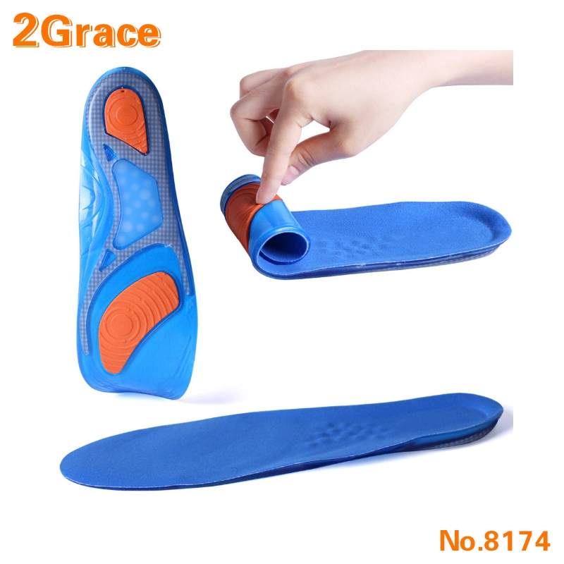 Silicon Gel Sport Insole for Sport and Shock Absorption