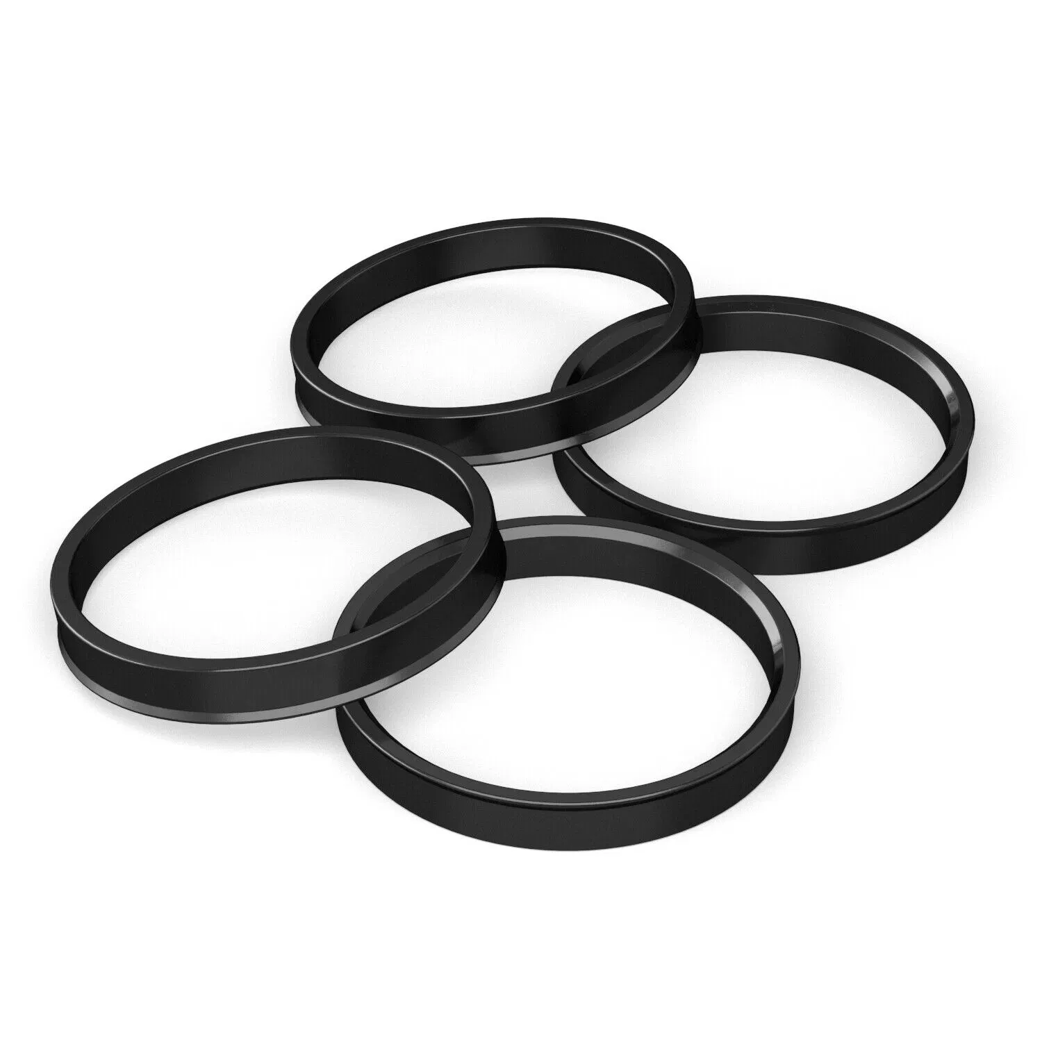 Plastic Hubcentric Rings 67.1mm Hub to 72.6mm Wheel