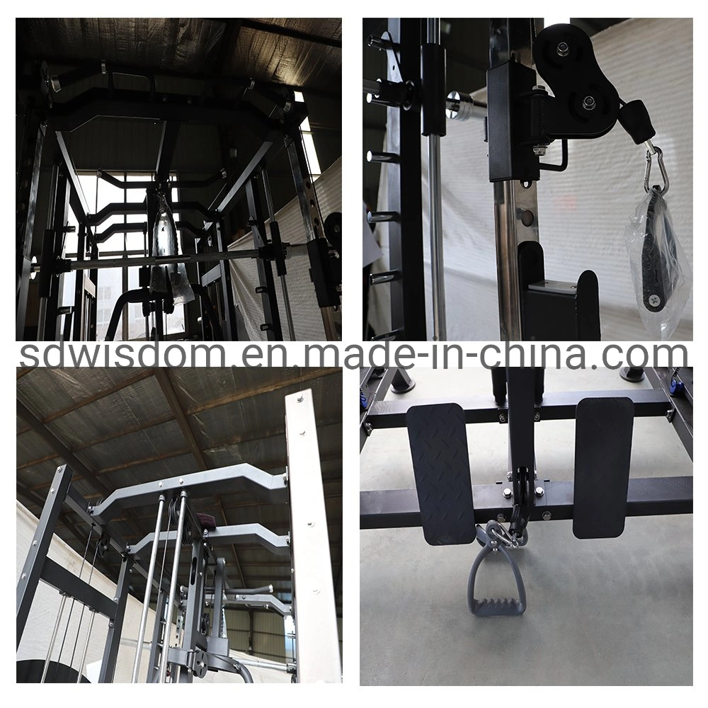 F9026 Casa Comercial equipos de gimnasio Multifuncional de la máquina de Fitness Power Rack con mosca Pec Delt posterior