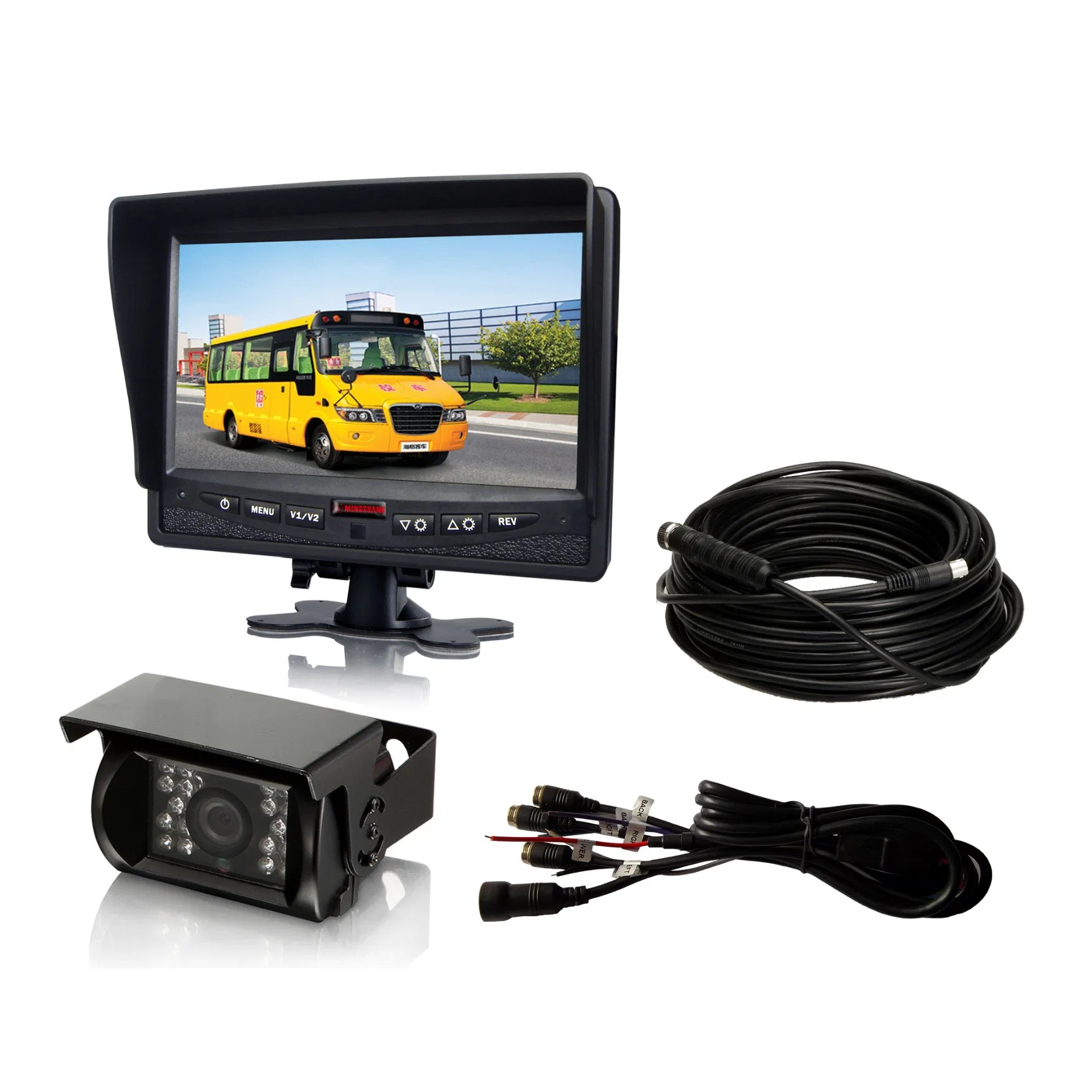 7inch Heavy Duty 24V CCD Bus/Truck Rear View Camera System