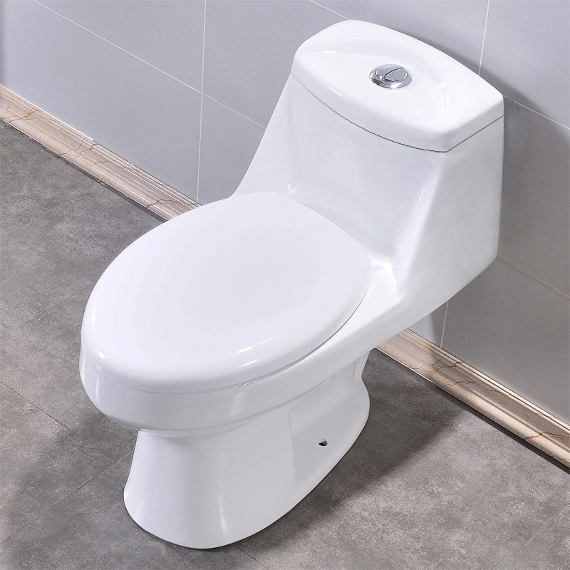 New Model Porcelain S Trap Closestool Home Bathroom Ceramic Wc One Piece Water Closet Toilet