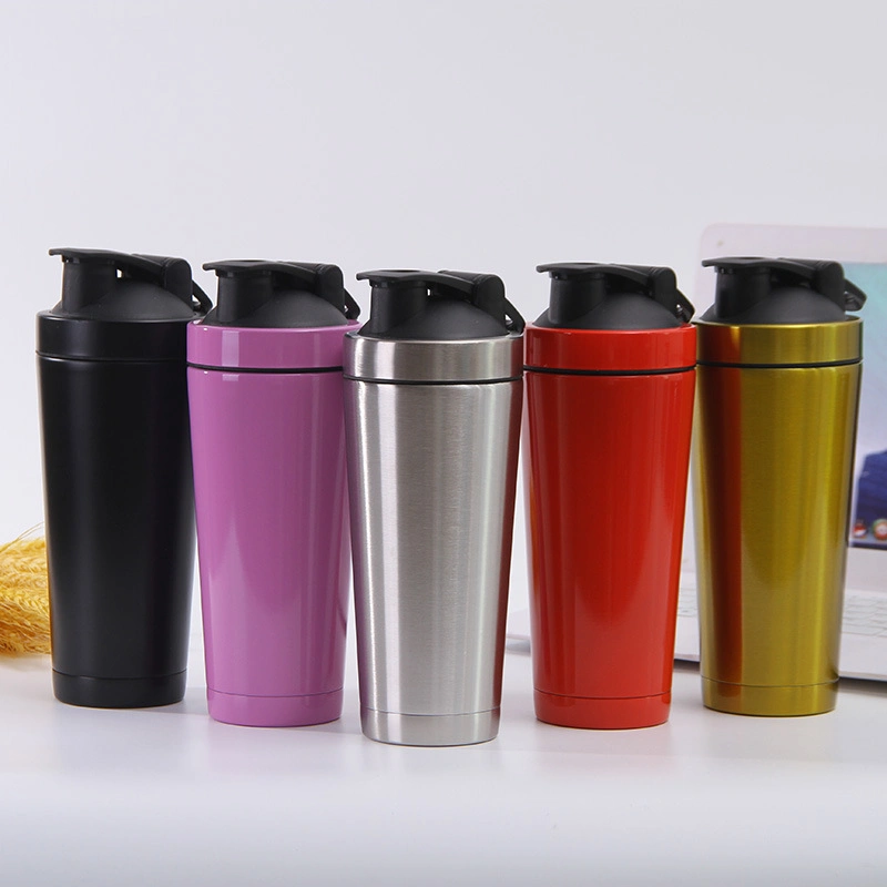 Wholesale Metal Sport Protein Shaker Bottle Cups with Custom Logo