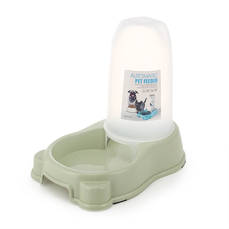 Tc3076 Mascotas perro Alimentador automático de agua de la cuchara de almacenamiento de alimentos