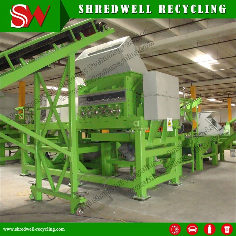 Scrap Tyre Recycling Grater for Wire/Steel Removing From Tire Rubber