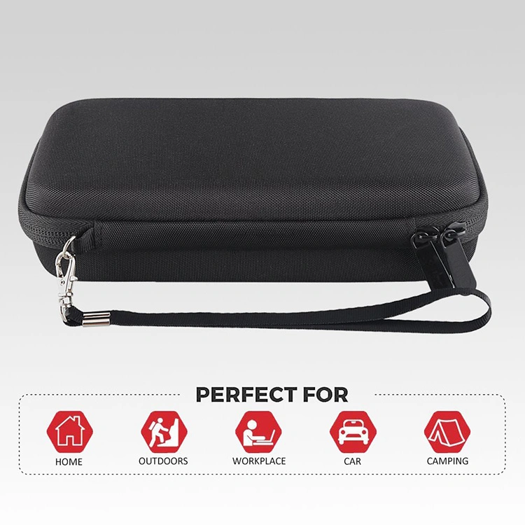 Hard Drive Pen Medical Organizer Electronic Pulse Massager Storage Box Carry Travel EVA Case