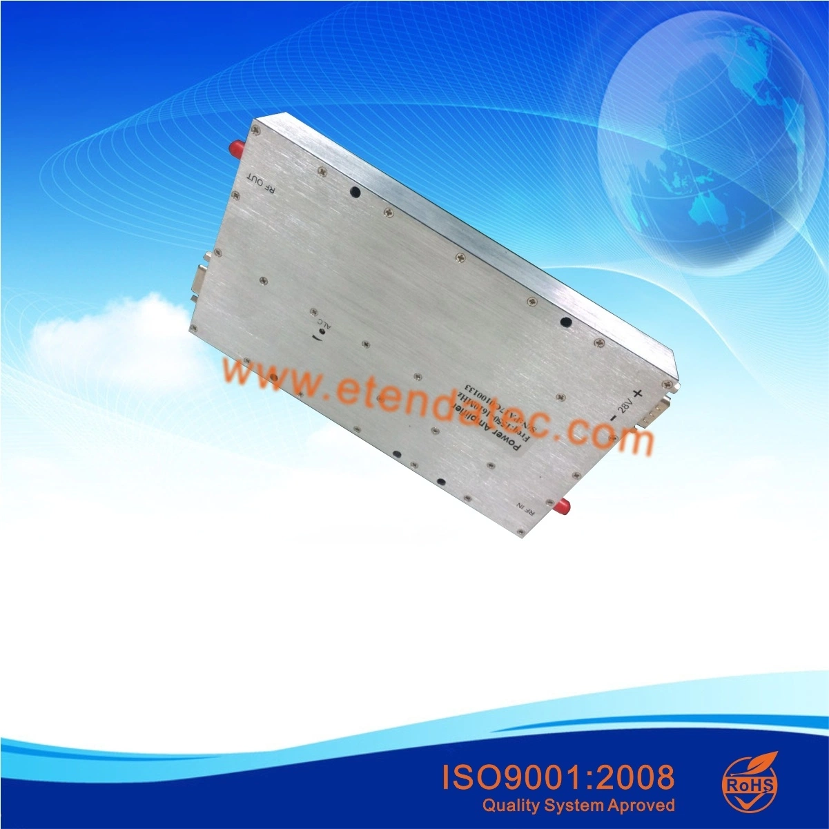 100W 50dBm 500-2500MHz Super Broadband RF Power Amplifier