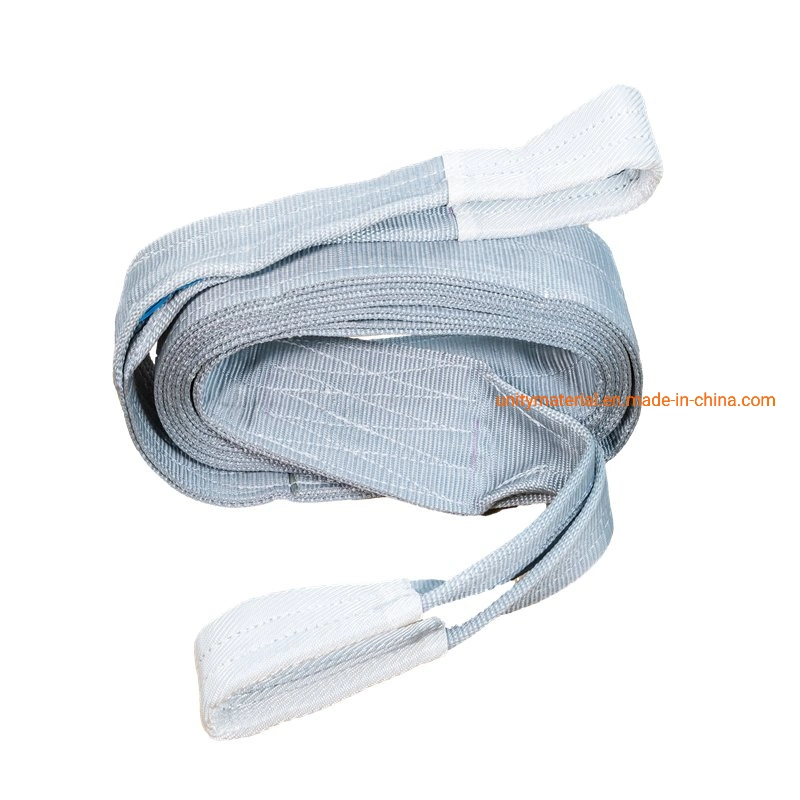 Heavy Duty 1-20 Ton 1,5m Heben 1, 000 kg 2t 10 Ton Single-Ply Sicherheitsfaktor 7: 1 Flat Soft Polyester Webbing Textilien Gewebe Gürtel Sling