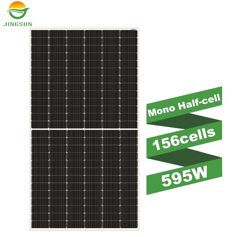 Factory Mono mais alto Monocristalino Solar Power meia célula 605W Solar Módulo PV do painel para sistema de Energia Solar