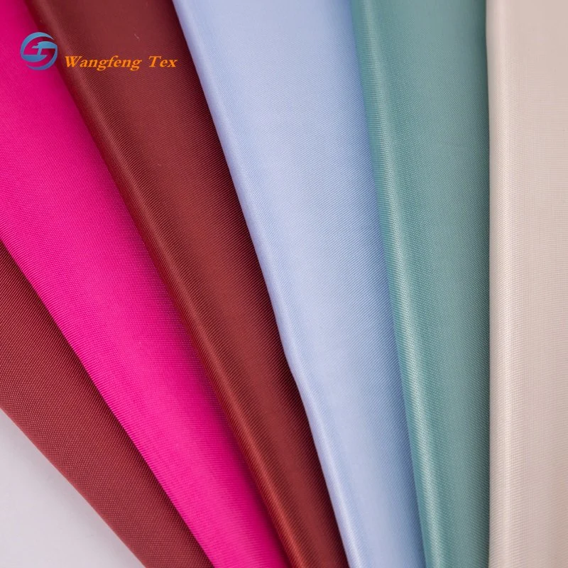 Top Quality Polyester 220t Taffeta Emboss Logo Lining Fabric Textile