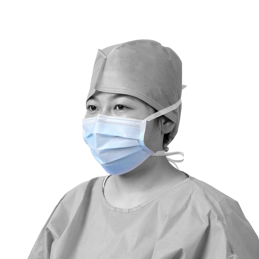 Surgical/Type Iir/Medical/Protective/Safety/Nonwoven 3ply/4ply Disposable Face Mask with Elastic Ear-Loops/Tie-on