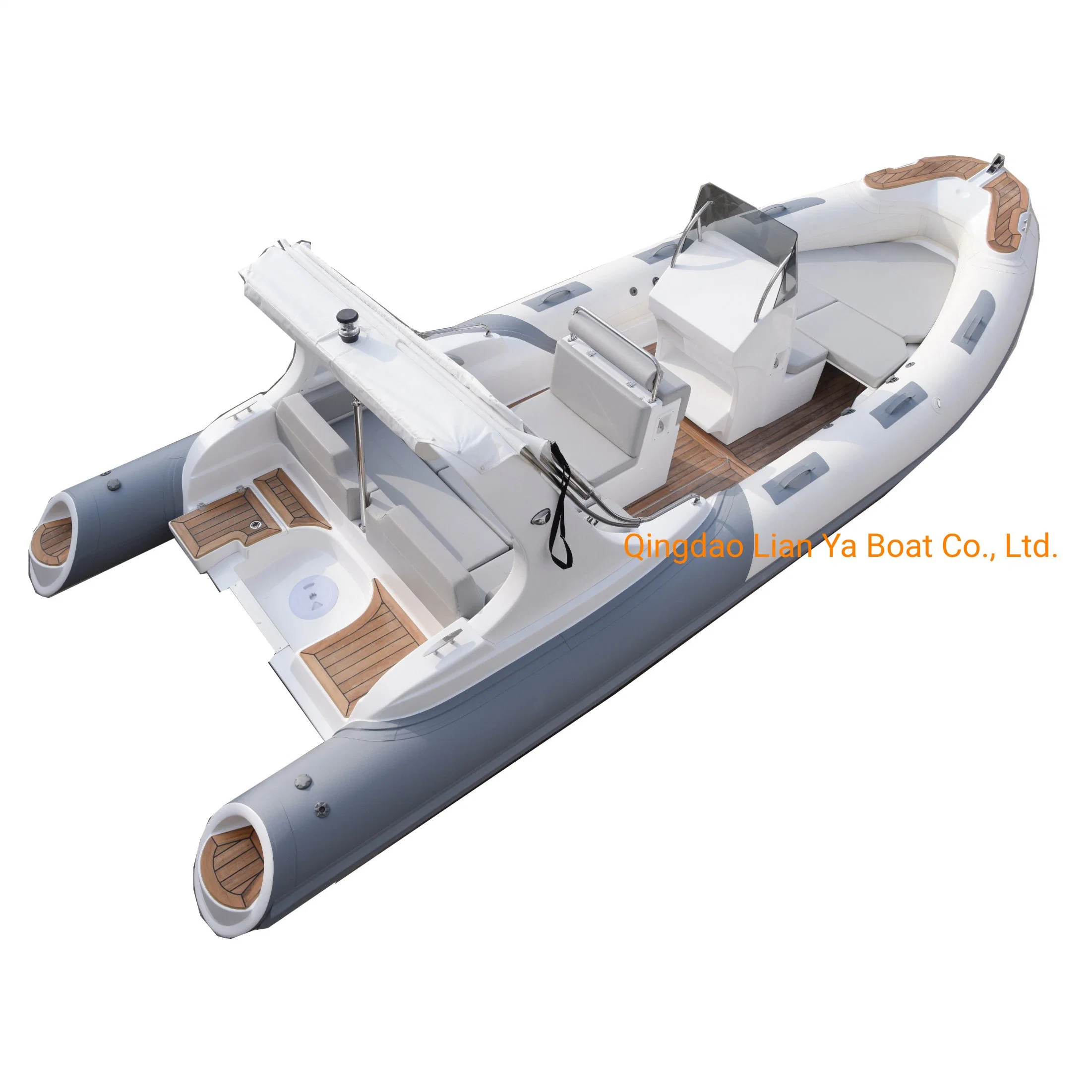 Liya 6.6m 200HP Outoard Fiberglass Fishing Sport Boat Luxury Rib Boat