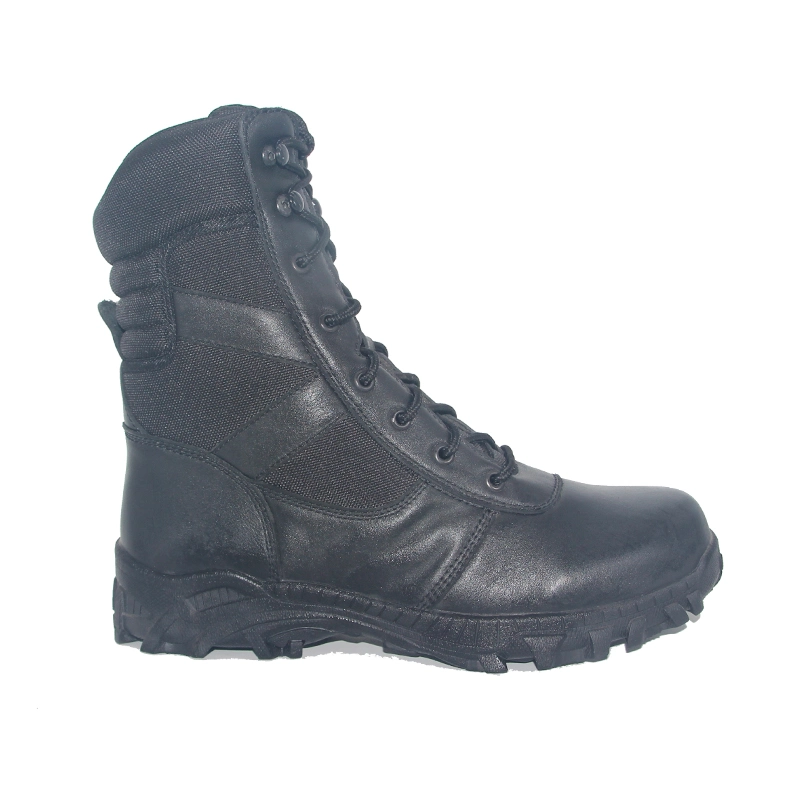 Steel Toe Combat Boots Tactical Boots with Zipper Safety Footwear Work Shoes with CE Certification