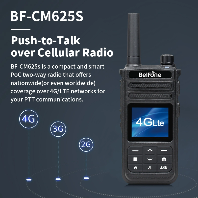 CE Certificated Radio WiFi 4G Walkie Talkie LTE Poc GPS Two Way Radio