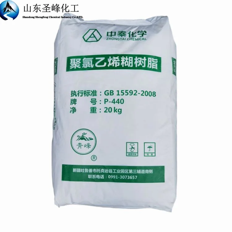 High Viscosity Artificial Leather Raw Material PVC Paste Resin P440/P450