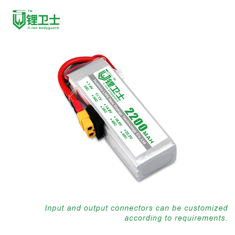 Lws Rechargeable Lipo Battery OEM 3.7V Lithium Ion Battery 850mAh 1000mAh 1300mAh 1500mAh 2200mAh 4000mAh 5000mAh 6000mAh 7200mAh for Uav