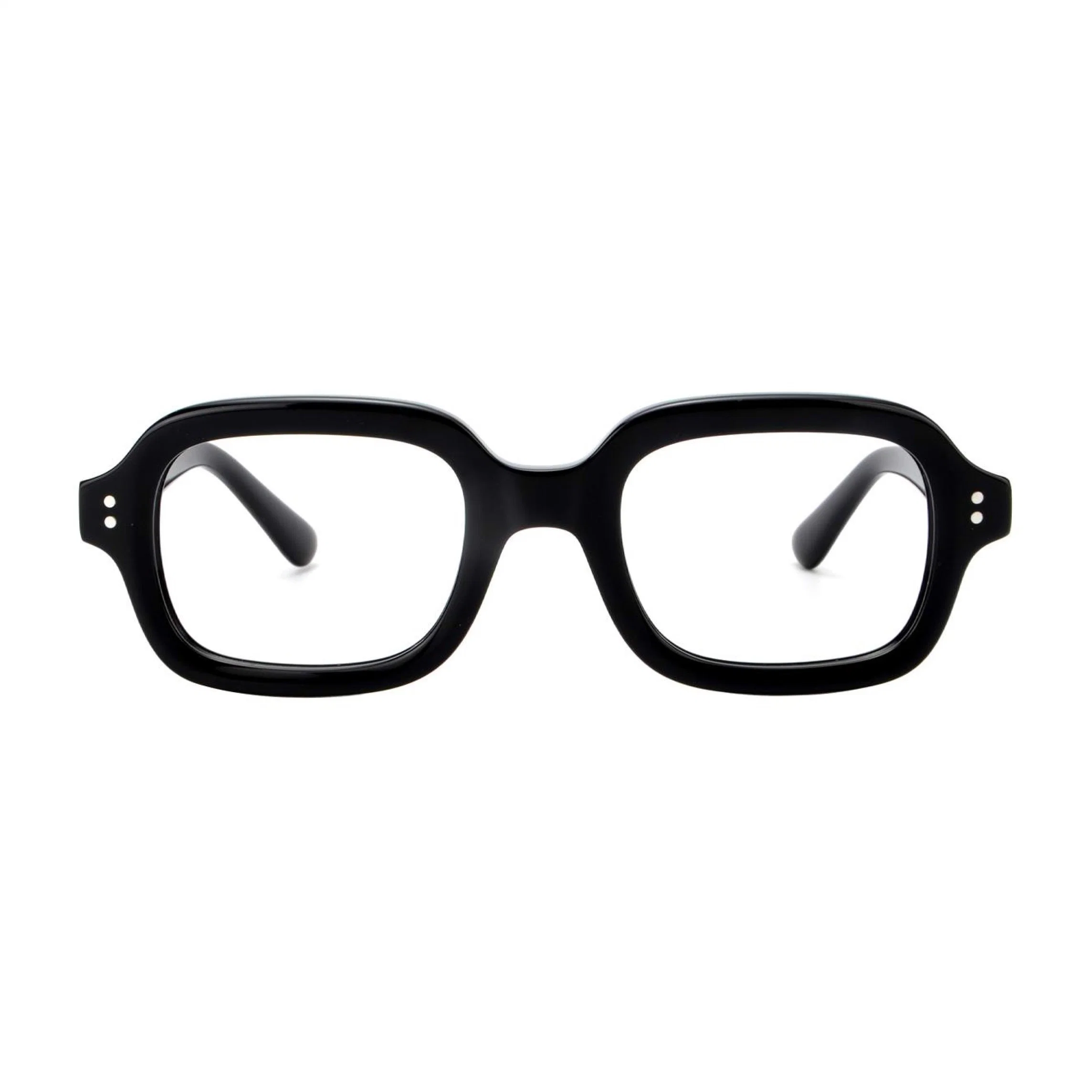 Hot Selling Acetate Rectangle Heavy Thick Eyewear Myopic Shiny Optical Frames