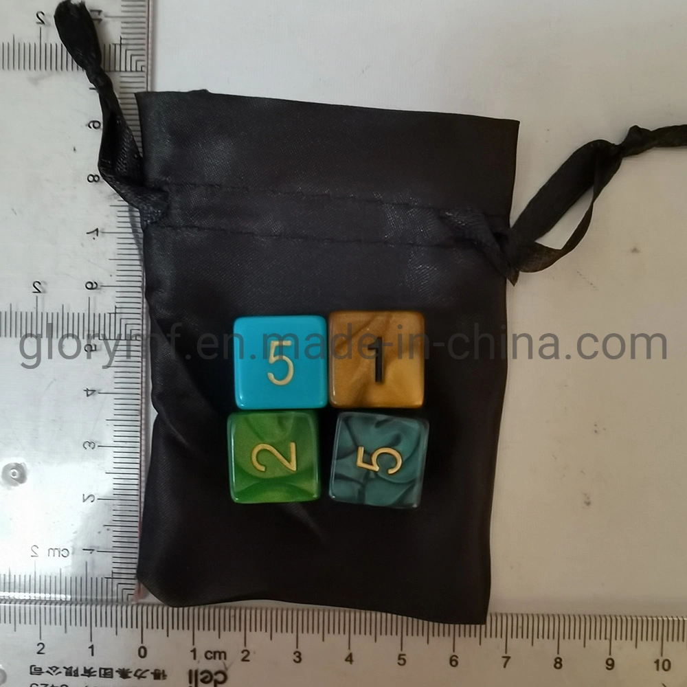 Cordón de terciopelo negro Bolso Bolsa de tela de algodón natural de promoción de cordón de algodón de Cuerda de Terciopelo de la bolsa de dados de la bolsa de cosméticos