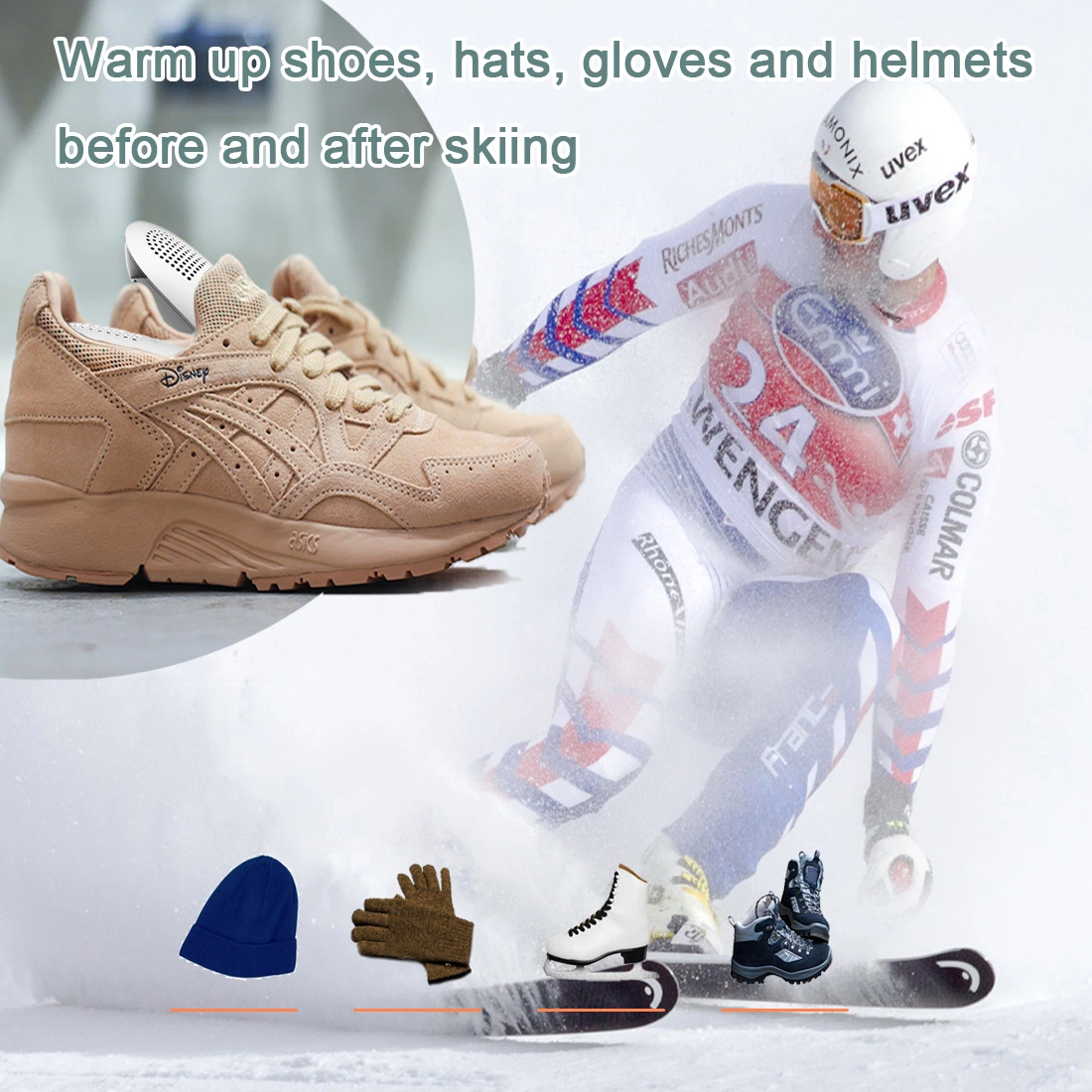 Wholesale/Supplier Household Portable Electric Shoe Warmer UV Sterilization Boot Dryer