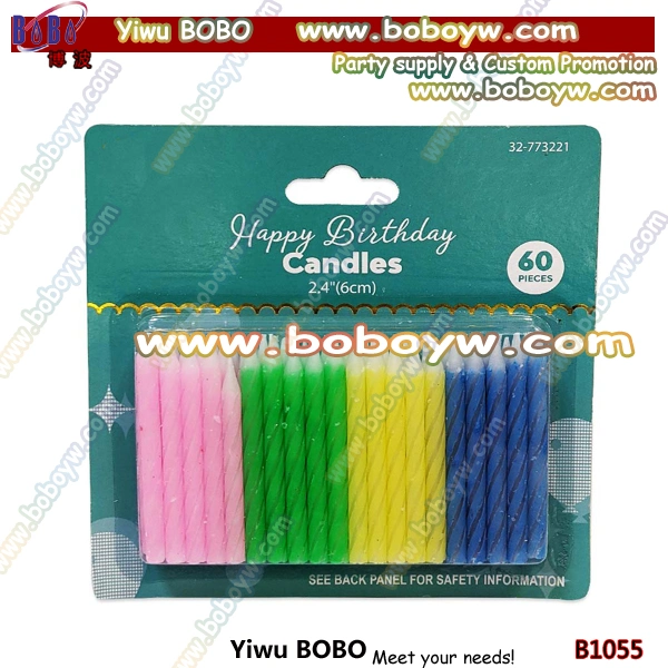 Birthday Party Supply Birthday Supplies Colorful Happy Birthday Candle Party Candle 60PCS (B1055)